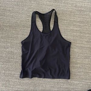 Lululemon crop mesh tank top